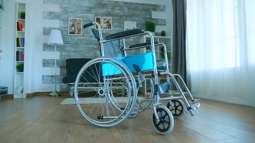 Foldable Steel Wheelchair