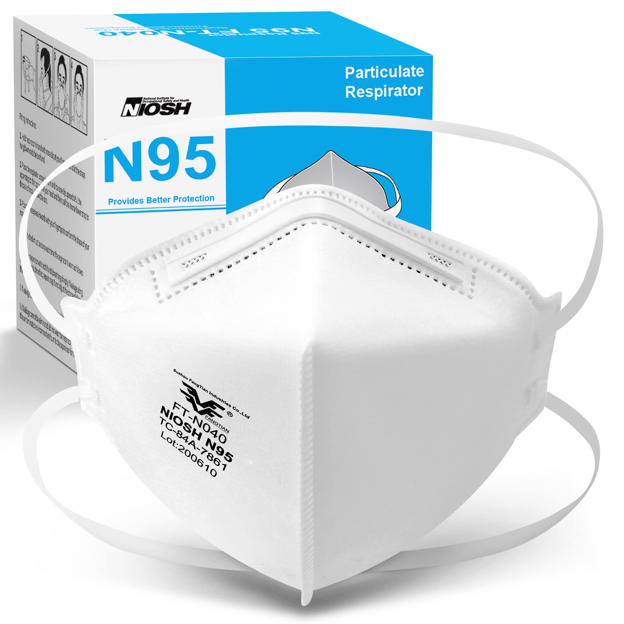 N95 Respirator Masks — Box of 20