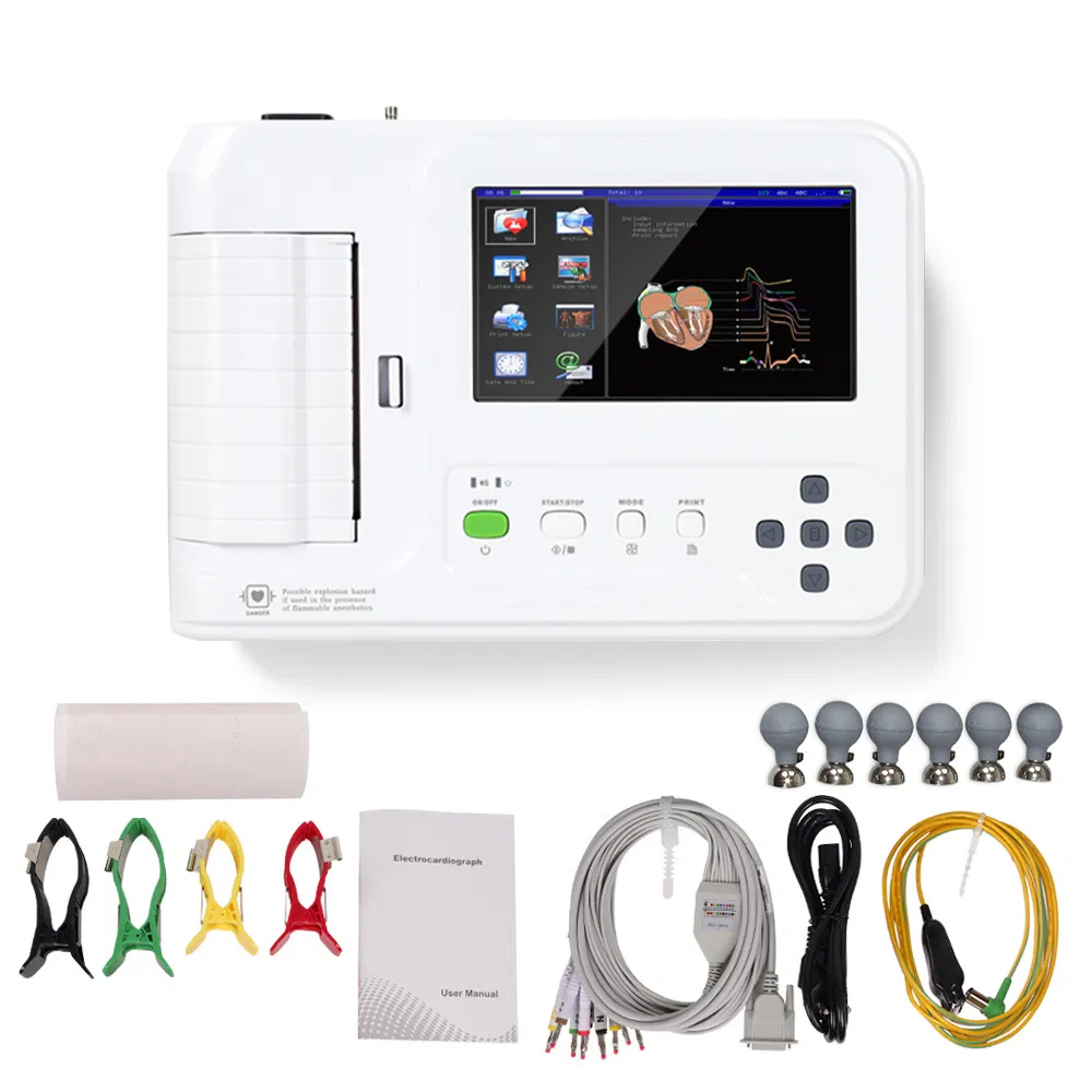 Portable 6-Channel ECG Machine