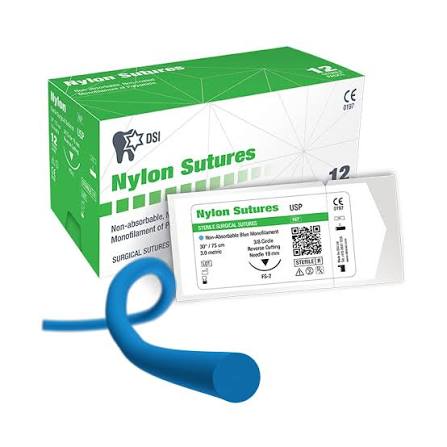 Nylon Sutures (12pcs)