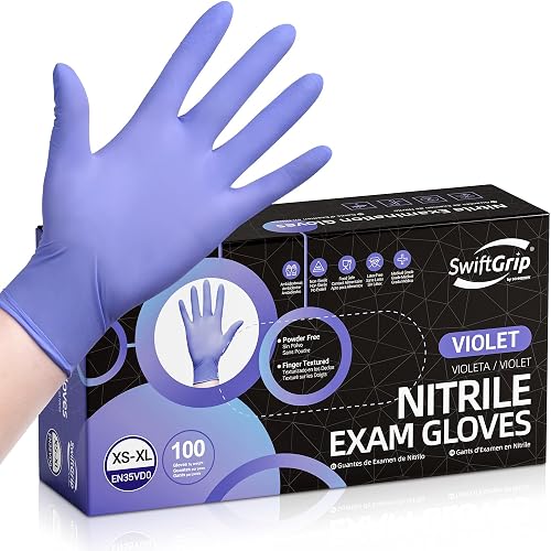 Examination Gloves (Nitrile, Box of 100)