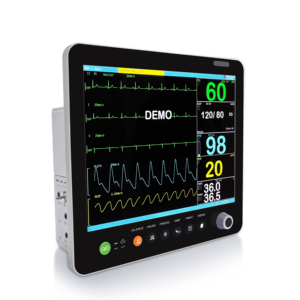 PATIENT MONITOR(12 LEAD ECG, SPO2, NIBP, TEMP, PULSE RATE,10.4in COLOR SCREEN, INBUILT PRINTER)